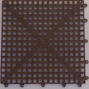 Chocolate brown anti-slip tiles