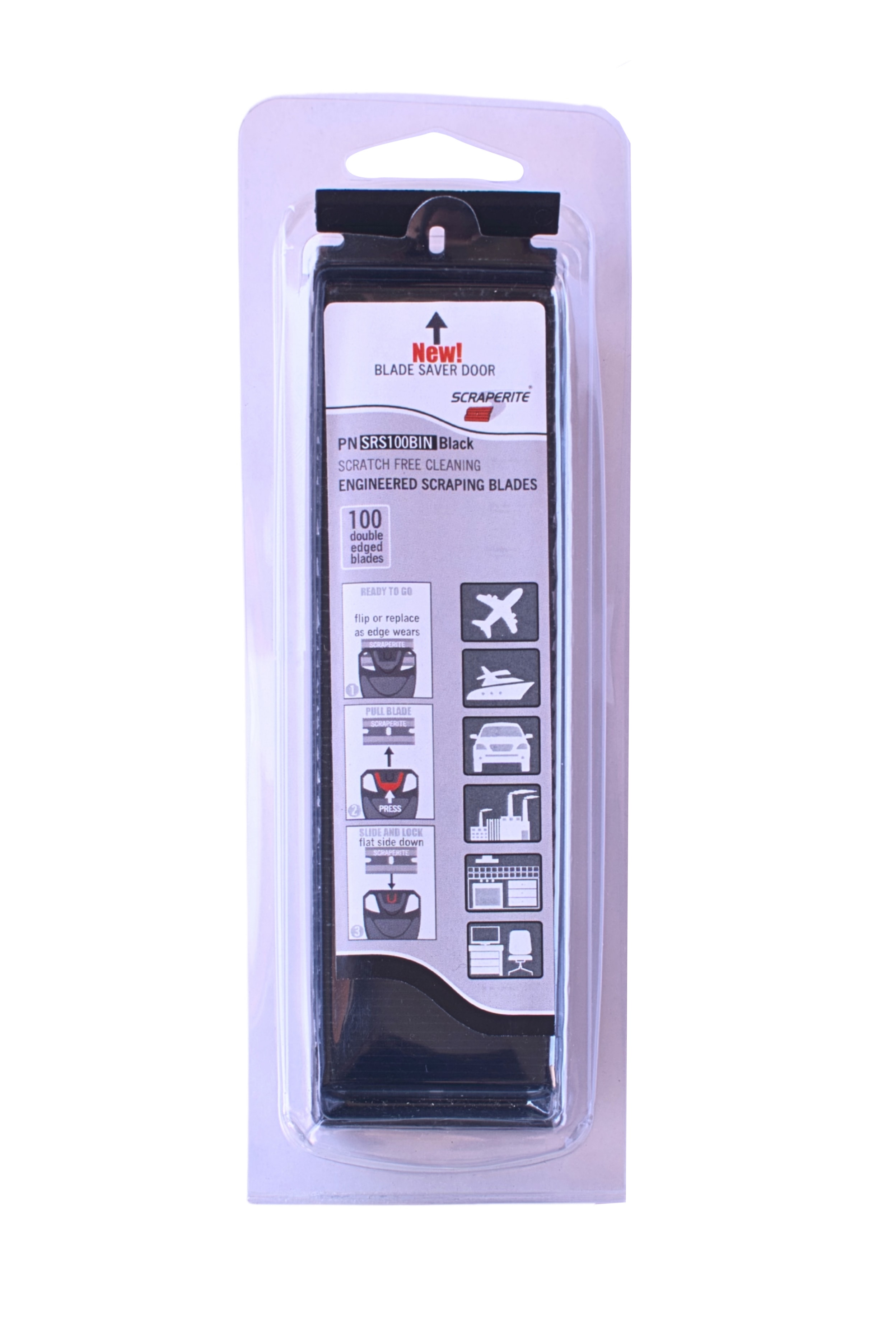 SCRAPERITE 100-PACK REPLACEMENT BLADES