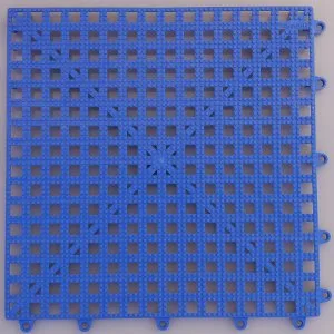 Light blue anti-slip tiles