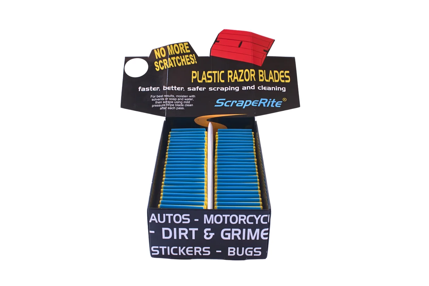 CDB Blue plastic razor blades